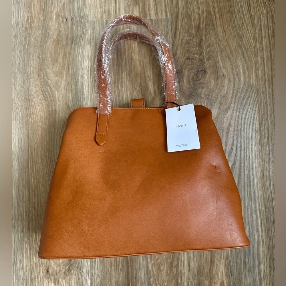 Fawn Design – The Satchel Bag in Brown – NWT